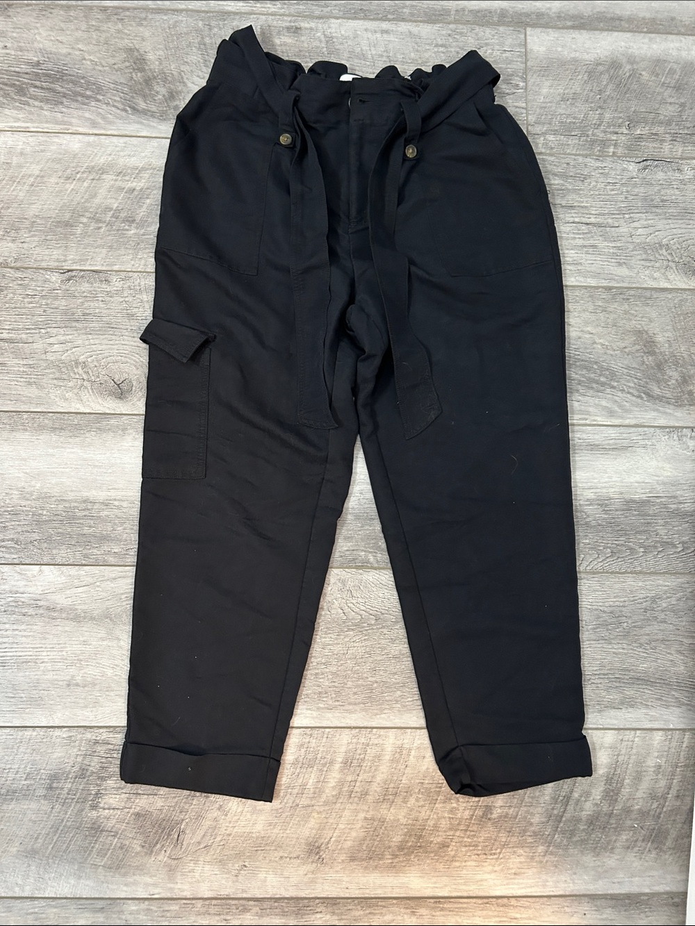 POPSUGAR Men's Black Cargo Jogger Pants